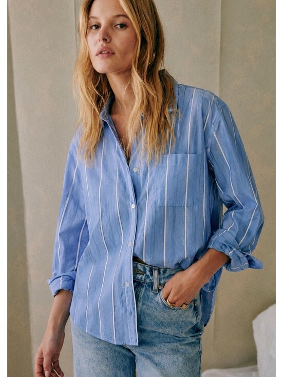Citizens Of Humanity Tops - Citizens Of Humanity Kayla Shirt Sz XS Blue 100% Cotton Button Up Sophisticated